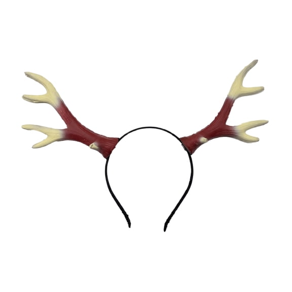 Halloween Headband Deer Antler Accessory, Halloween Costume Headpiece with Deer Horn Design for Party Events, Animal Theme Headwear Prop for Carnival Masquerade and Holiday Decoration