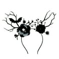 thumbnail image 1 of Halloween Headband Gothic Style Branch Flower Butterfly Haidband Hair Accessories for Women Girls, 1 of 3