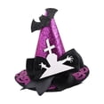 thumbnail image 1 of Halloween Headband Hat, Halloween Mini Pointy Witch Hat Bow Hair Clip For Party Ghost Dress Up 2026, 1 of 6