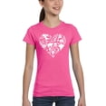 thumbnail image 1 of Halloween Heart - Girl's Word Art T-Shirt, 1 of 2