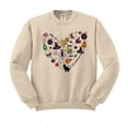 thumbnail image 1 of Halloween Heart Sweatshirt Unisex X-Large Sand, 1 of 5