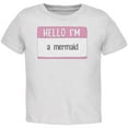 thumbnail image 1 of Halloween Hello I'm a Mermaid Toddler T Shirt White Toddler Size 5/6, 1 of 1