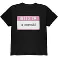 thumbnail image 1 of Halloween Hello I'm a Mermaid Youth T Shirt Black YXL, 1 of 1