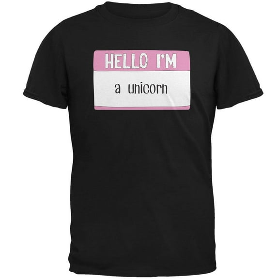 Halloween Hello I'm a Unicorn Mens T Shirt