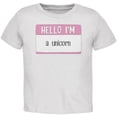 thumbnail image 1 of Halloween Hello I'm a Unicorn Toddler T Shirt White 4T, 1 of 1