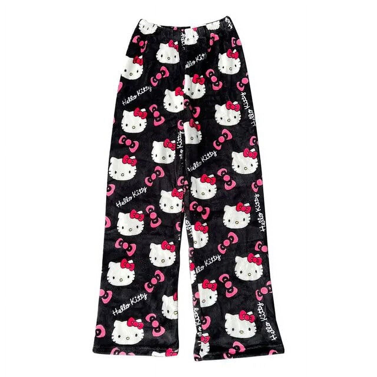 Halloween Hello Kitty Pajama Pants Sanrio Y2K Cartoon Couple Home