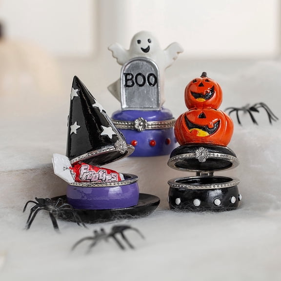 Halloween Hinged Boxes - 3 Pc