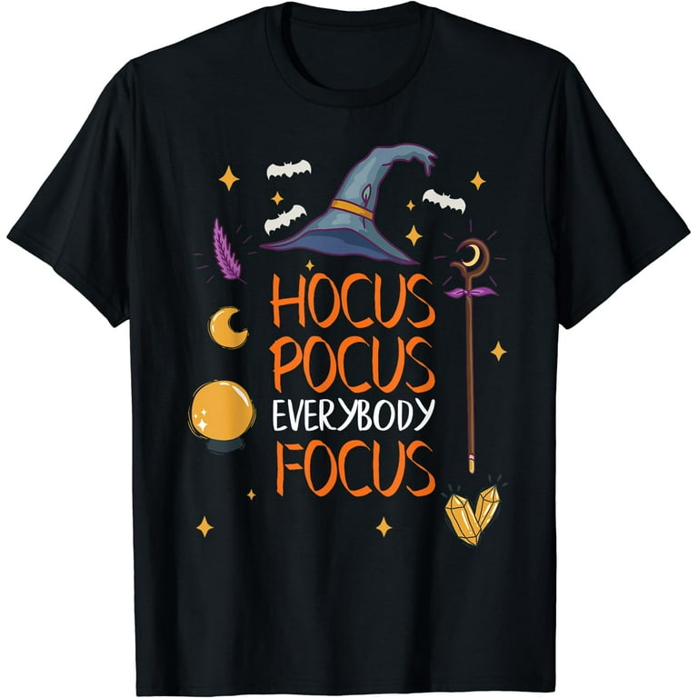 Hocus Pocus Everybody Focus Funny Teacher Halloween Shirt Hocus Pocus Everybody Focus Funny Teacher Halloween Shirt