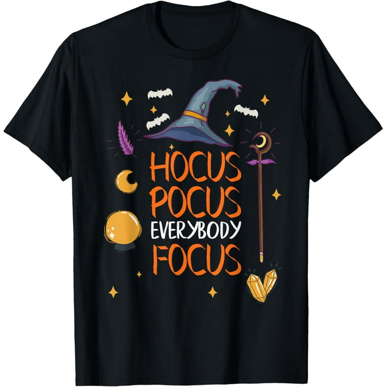 Hocus Pocus Everybody Focus Funny Teacher Halloween Shirt Hocus Pocus Everybody Focus Funny Teacher Halloween Shirt