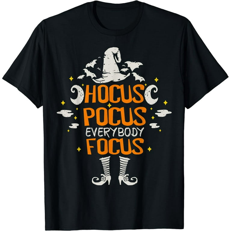 Vintage Halloween - Hocus Pocus Everybody Focus Design T-Shirt Vintage Halloween - Hocus Pocus Everybody Focus Design T-Shirt