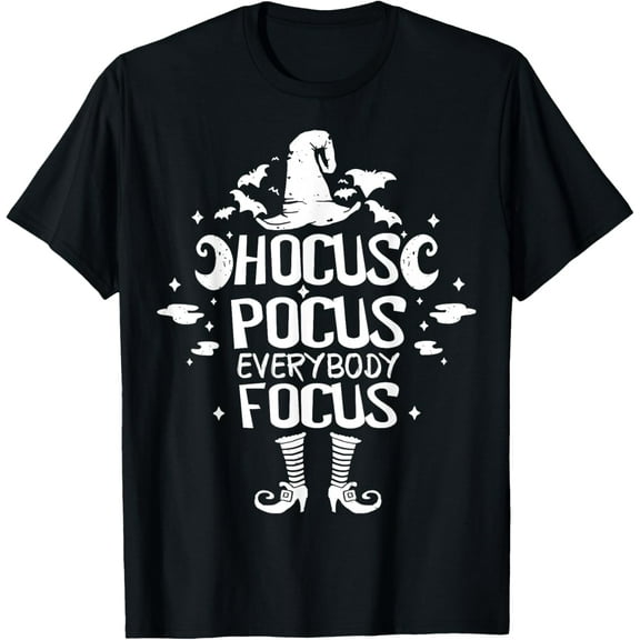 Halloween Hocus Pocus Everybody Focus Funny Teacher costume T-Shirt
