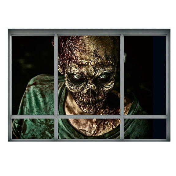 Halloween Holiday Decals Horror Living Room Sticker Funny Door Window Mirror Art Decor