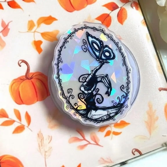 Halloween Hologram Magsafe Grip, Corppse-Bride magsafe Popsocket Series Halloween, Grip for iPhone MagSafe Cases Book Grip Cute