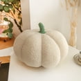 thumbnail image 1 of Halloween Home Decoration 30cm Pumpkin Throw Pillow Pumpkin Decoration Plush Toy(White), 1 of 9