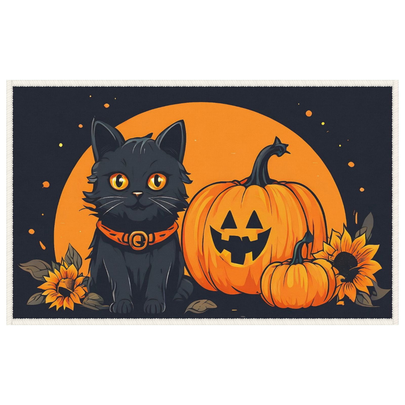Halloween Home Entrance Mats for Garage Farmhouse Backyard Front Door ...