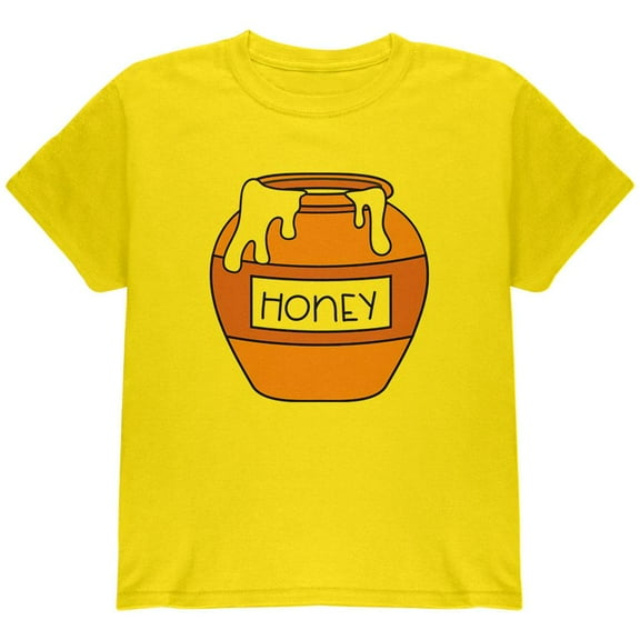 Halloween Honey Pot Honeypot Costume Youth T Shirt Yellow Youth X-SM