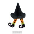 thumbnail image 1 of Halloween Honeycomb Hanging Decor, 3D Foldable Paper Honeycomb Ornament with Witch Ghost Spider Style, Hanging Decor for Halloween Party Ceiling Wall Home Holiday Decoration, 1 of 6