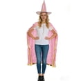 thumbnail image 1 of Halloween Hooded Robe Cloak, Adult Witch Style Costume Cape with Hat, Long Dress Up Cloak for Masquerade Parties, Stage Performances, Costume Events and Seasonal Gatherings, 1 of 4