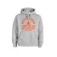 thumbnail image 1 of Halloween Hoodie, Witches Brew, Coffee Apparel, Funny Hoodies, Halloween Apparel, Gift For Her, Hoodies, Graphic, Halloween Outfit, Trendy, Grey (Orange Text), LARGE, 1 of 1