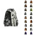 thumbnail image 1 of Halloween Hoodie for Boys Patchwork Pumpkin Face Pullover Hoodie 1-16 Years Autumn Everyday Top, 1 of 4