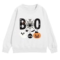 thumbnail image 1 of Halloween Hoodies For Kids Skeleton Pumpkin Print Long Sleeve Sweatshirts Boys Girls Fall Celebration Top, 1 of 4