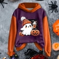 thumbnail image 1 of Halloween Hoodies for Women Cute Pumpkin Printed Ghost Spooky Season Sweatshirts Loose Fit Casual Long Sleeve Pullover Sweaters Fall Winter Y2K Outfits 2025, 1 of 3