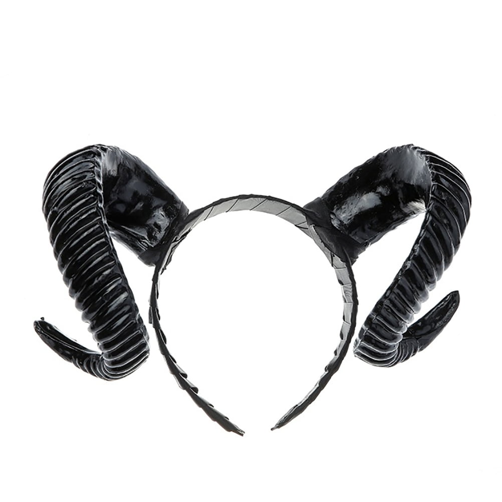 Halloween Horns Sheep Horn Hair Hoop Cosplay Costume Headband Hair Hoop