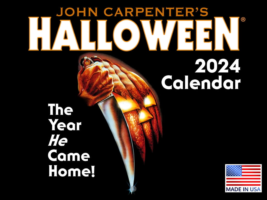 Halloween Horror 2024 Wall Calendar Halloween Movie 2024 Calendar