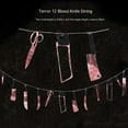 thumbnail image 1 of Halloween Horror Blood String Scissors Dagger Pendant Flag, 1 of 6