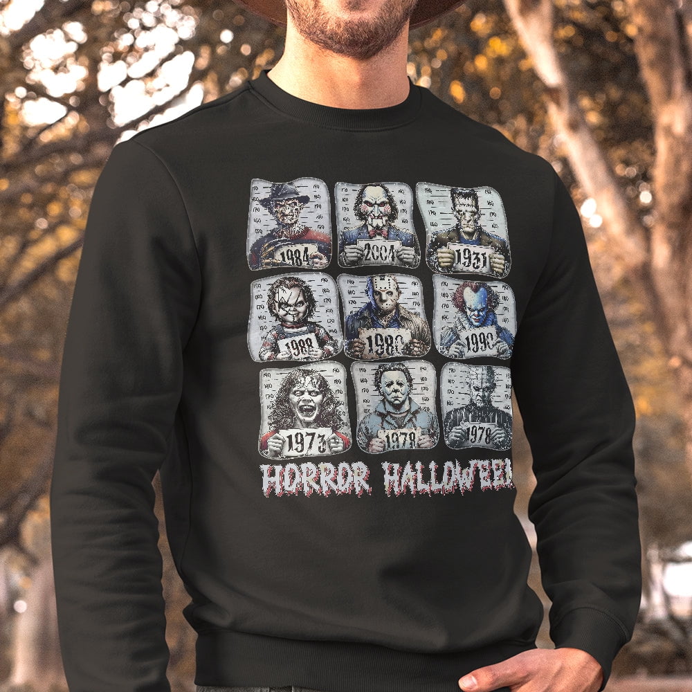 Horror crewneck sweatshirt hotsell