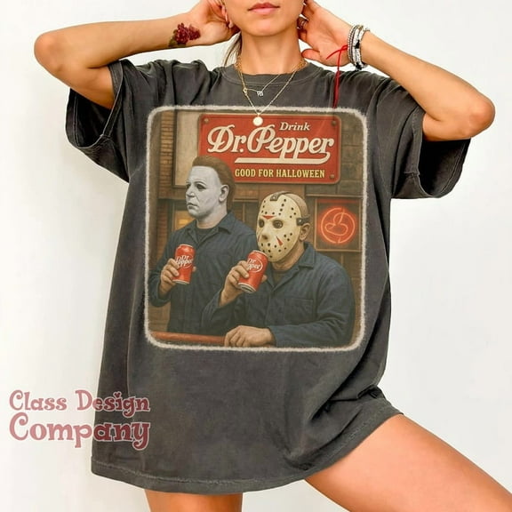 Halloween Horror Characters T-Shirt, Scary Movie Halloween Graphic Tee, 2025 Halloween Horror Shirt, Funny Halloween Tee, Horror Movie Shirt