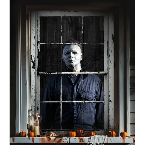 Halloween Horror Curtain, Halloween Decoration，Window Door Cover