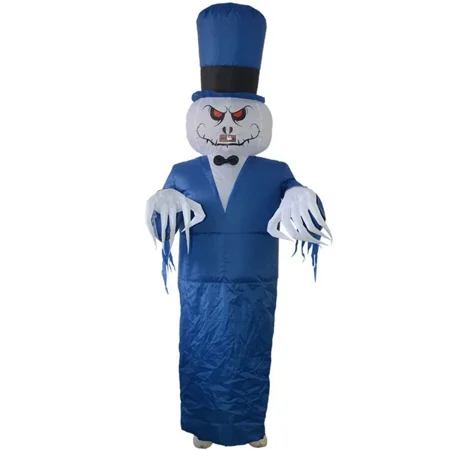 Halloween Horror Ghost Inflatable Costume Cosplay Inflatable Suit Holiday Party Party Funny Dress Up Holiday Props,Height 59"–74.8",Ghost