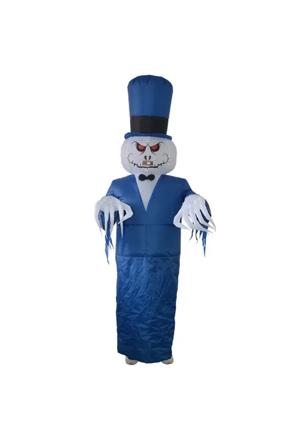 Halloween Horror Ghost Inflatable Costume Cosplay Inflatable Suit Holiday Party Party Funny Dress Up Holiday Props,Height 59"74.8",Ghost
