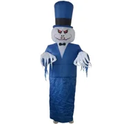 Halloween Horror Ghost Inflatable Costume Cosplay Inflatable Suit Holiday Party Party Funny Dress Up Holiday Props,Height 59" 74.8",Ghost