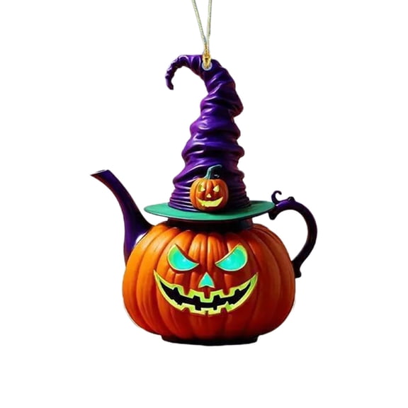 Halloween Horror Long Eared Monsters Acrylic Holiday Hanging Ornaments Car Interior Rearview Mirror Decoration Holiday Hanging Ornaments