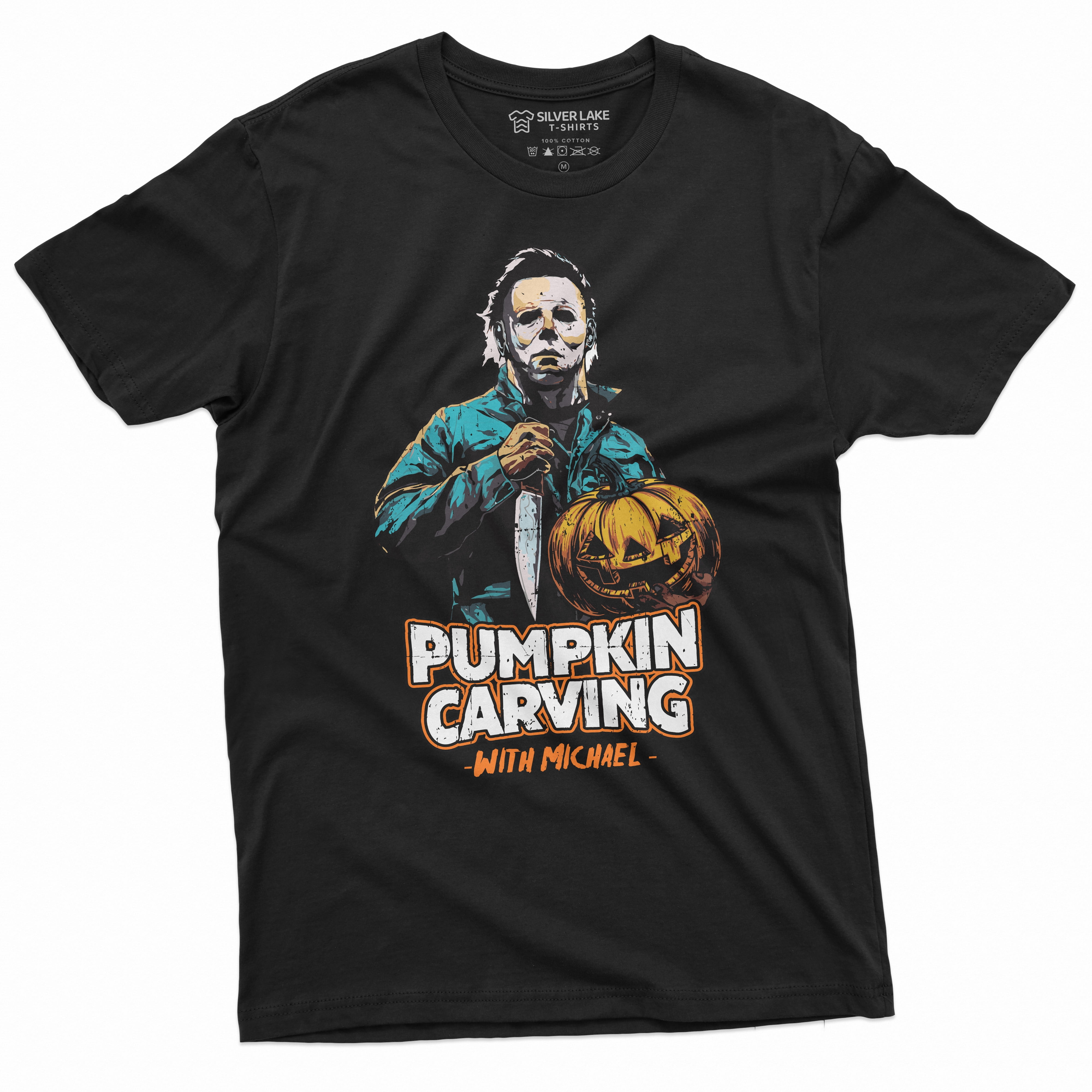 Silver Lake T-Shirts Horror Movie Halloween Tee - 'Just The Tip I Promise' Scary Myers Design, Black