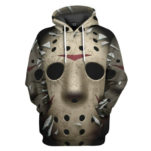 Halloween Horror Movies Coslay Costumes 3D Friday 13Th Jason Custom Hoodie Apparel