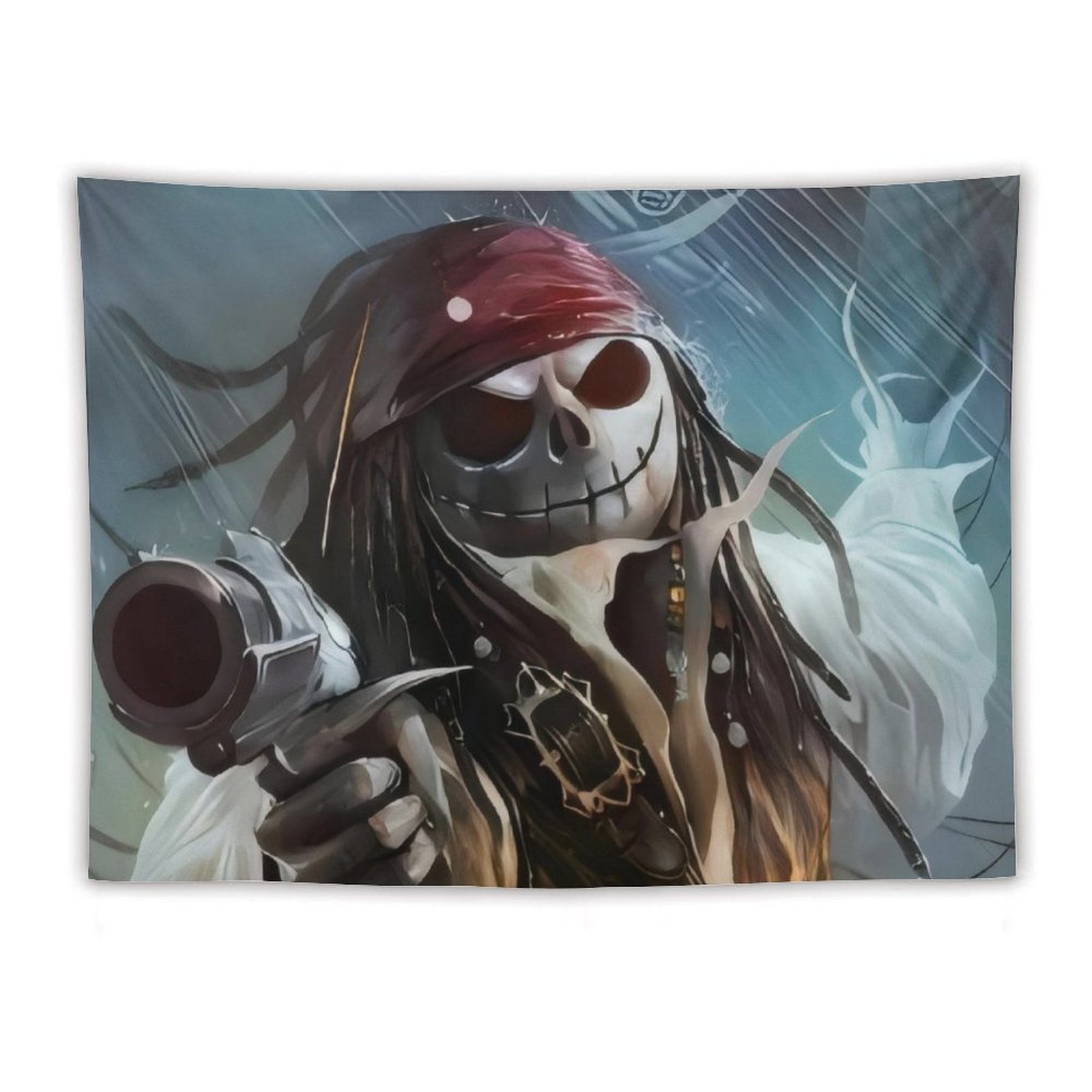 Halloween Horror Night Cartoon Kawaii Tapestry Aesthetic Cute Room