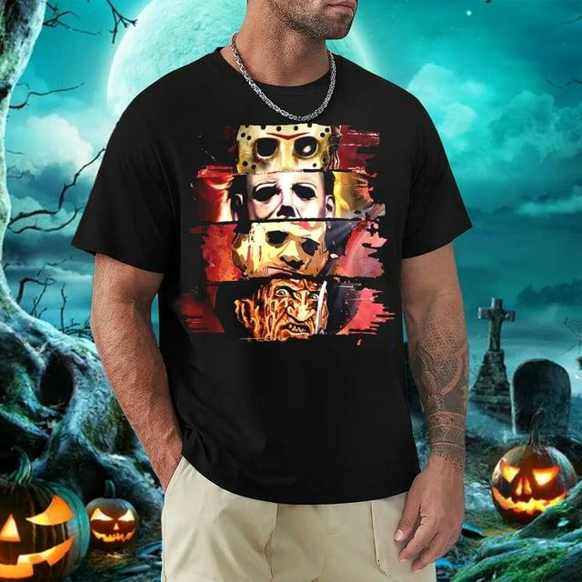 Halloween Horror Nights 2024 Faces Shirt Jason Michael Myers TShirt