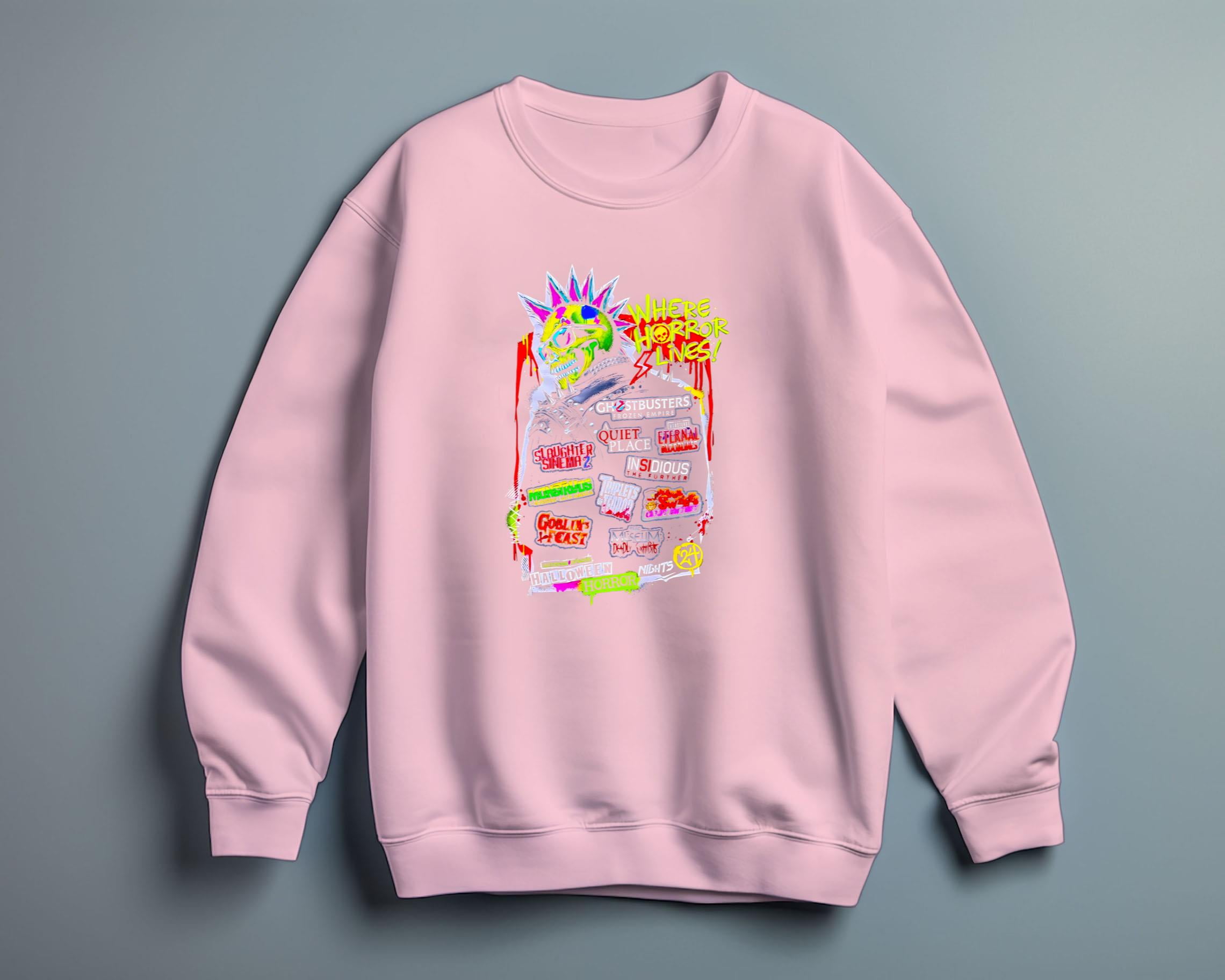 Halloween Horror Nights 2024 HHN33 House Lineup Shirt Universal Studios