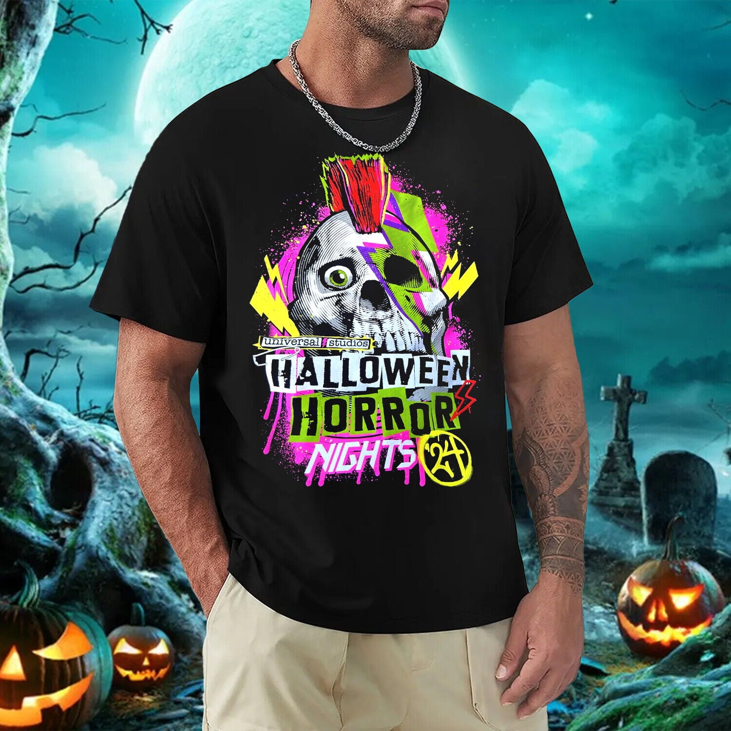 Halloween Horror Nights 2024 House Lineup Universal Studios TShirt