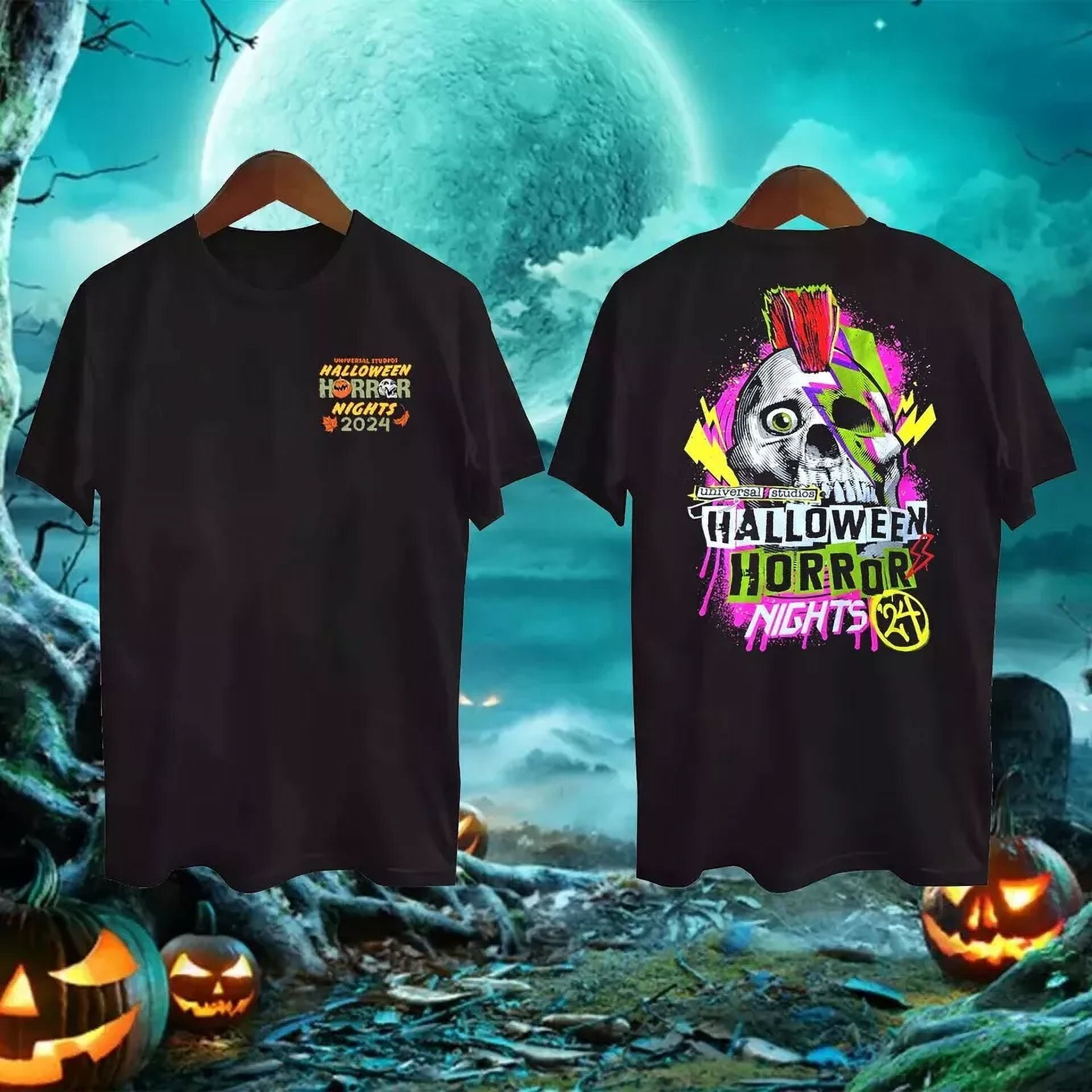 Halloween Horror Nights 2024 House Lineup Universal Studios TShirt