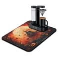 thumbnail image 1 of Halloween Horror Pumpkin Spooky Castle Moon Dish Drying Mat for Kitchen Counter Dish Drying Pad Absorbant Collapsible 18x24 Inch Inch Dish Drying Pad for Coffee Machine Dish Rack, 1 of 7