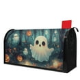 thumbnail image 1 of Halloween Horror Pumpkin Spooky Ghost Mailbox Covers,Magnetic 21x25.5 Inch Mailboxwrap Waterproof Durable Fall Welcome Box Wraps for Rustic Farmhouse Home Decor, 1 of 4