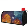 thumbnail image 1 of Halloween Horror Pumpkin Spooky Ghost Moon Mailbox Cover,Magnetic 18x21 Inch Mailbox Wrap Waterproof Durable Fall Welcome Box Wrap for Yard Farmhouse Decorative, 1 of 5