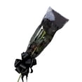 thumbnail image 1 of Halloween Horror Rose Bouquet – Gothic Artificial Roses in Black, Red, or Pink with Blood Splatter Wrap – Creepy Halloween Decor & Gift for Parties, Pranks, Altars, 1 of 5
