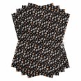 thumbnail image 1 of Halloween Horror Skull Kitchen Towels Set of 4, Water Absorbent Dish Towel, Pumpkins Bats Black Abstract Decorative Hand Towels - Quick Drying Cloth for Cooking Baking, 18x28 Inch, 1 of 8