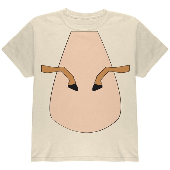 Halloween Horse Costume Palomino Tan Youth T Shirt Natural YXL