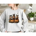 thumbnail image 1 of Halloween Horse Pumpkin Sweatshirt, Halloween Sweatshirt, Horse Lover Gift, Cute Ghost Hoodie, Spooky Horse Sweater, Western Halloween, 1 of 5